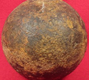 Confederate Six Pounder Spherical Case-Shot Artillery Shell